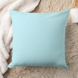 Solid Soft Light Blue Accent Kissen