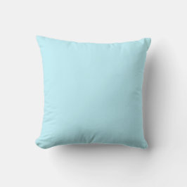 Solid Soft Light Blue Accent Kissen