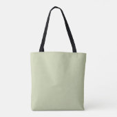 Solid Soft Light Pastel Sage Moss Green Color Tasche (Rückseite)