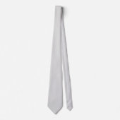 Solid Soft Light Pastel Steel Grau Farbe Krawatte (Vorderseite)