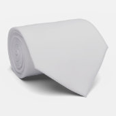 Solid Soft Light Pastel Steel Grau Farbe Krawatte (Gerollt)