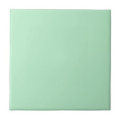 Solid Soft Mint Green Tile Fliese (Vorderseite)