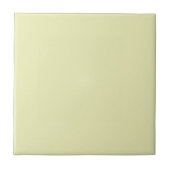 Solid Soft Pastel Yellow Tile Fliese (Vorderseite)