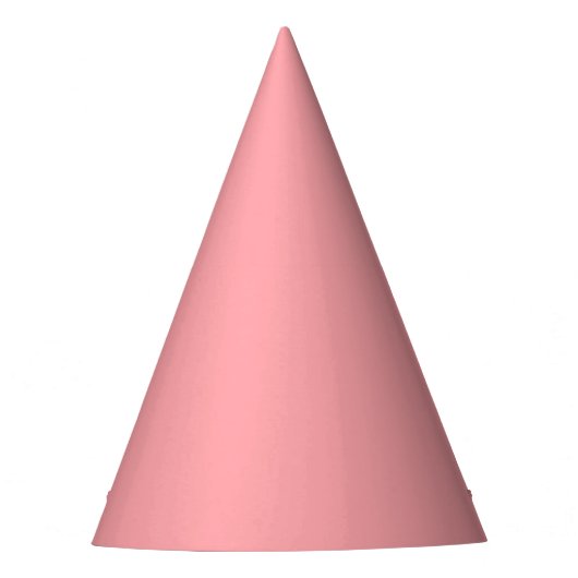 Solid soft pink partyhütchen (Vorderseite)