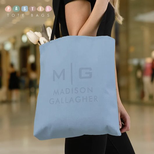 Solid Soft Sky Light Pastel Baby Blue Color Tasche