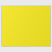 Solid sonnige Gelbfarbe Geschenkpapier (Flach)