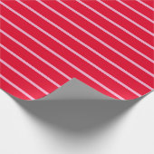 Solid Spanish Red Color Tone Geschenkpapier (Ecke)