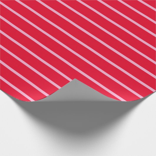 Solid Spanish Red Color Tone Geschenkpapier (Ecke)