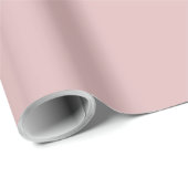 Solid staubig pink geschenkpapier (Rolleneckpunkt)