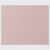 Solid staubig pink geschenkpapier (Flach)