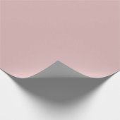 Solid staubig pink geschenkpapier (Ecke)
