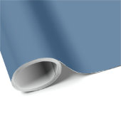 Solid steel blue geschenkpapier (Rolleneckpunkt)