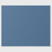 Solid steel blue geschenkpapier (Flach)
