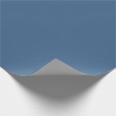 Solid steel blue geschenkpapier (Ecke)