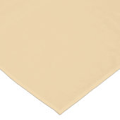 Solid Tan Kurzer Tischläufer (Ecke)