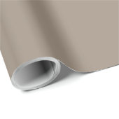 Solid taupe dusty brown geschenkpapier (Rolleneckpunkt)