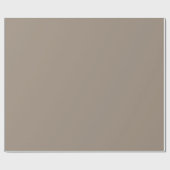 Solid taupe staubbraun geschenkpapier (Flach)