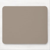 Solid taupe staubbraun mousepad (Vorne)