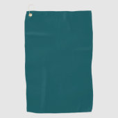 Solid tief aquamarin golfhandtuch (Vorderseite)