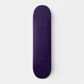 Solid tiefviolett lila skateboard (Vorne)
