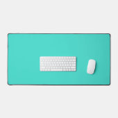 Solid Türkis Blue Schreibtischunterlage (Tastatur & Maus)