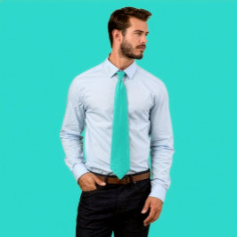 Solid-Türkis-Krawatte Krawatte