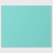 SOLID TURQUOISE | WRAPPING PAPIER GESCHENKPAPIER (Flach)