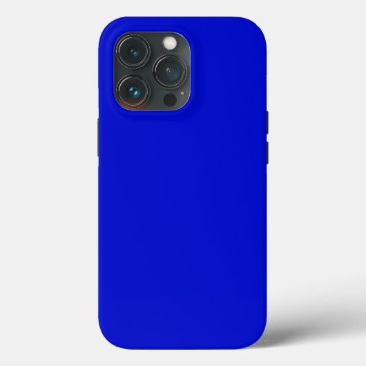 Solid ultramarinfarbenes Blau Case-Mate iPhone Hülle (Rückseite)