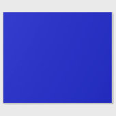 Solid ultramarinfarbenes Blau Geschenkpapier (Flach)