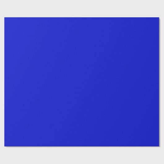 Solid ultramarinfarbenes Blau Geschenkpapier (Flach)