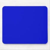 Solid ultramarinfarbenes Blau Mousepad (Vorne)
