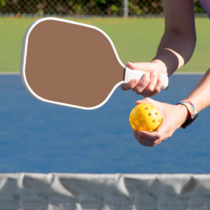 Solid Umber Brown Pickleball Schläger