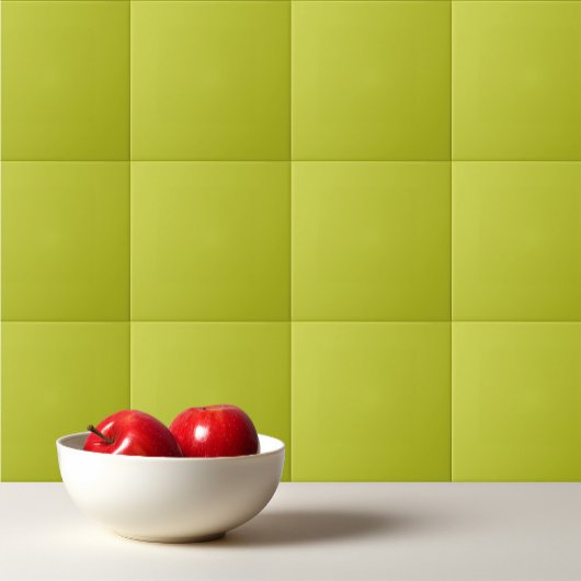 Solid wasabi grün fliese