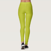 Solid wasabi grün leggings (Rückseite)