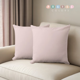 Solid weich helle Pastel Orchid Peach Pink Farbe Kissen