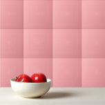 Solid weiches Rosa Fliese<br><div class="desc">Solid Farbe weichen rosa einfaches Design.</div>