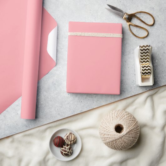 Solid weiches Rosa Geschenkpapier (Basteln)