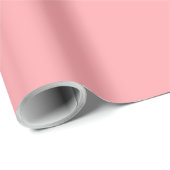 Solid weiches Rosa Geschenkpapier (Rolleneckpunkt)