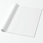 Solid White Geschenkpapier<br><div class="desc">Solid weiß ergänzt dieses Qualitätsprodukt um minimalistisch. Weiß passt zu allem</div>