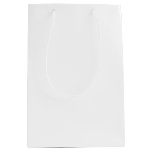 Solid White Mittlere Geschenktüte (Vorderseite)