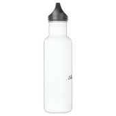 Solid White Personalisiert Edelstahlflasche (Links)