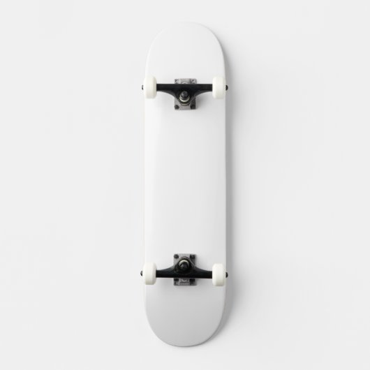 Solid White Skateboard (Vorderseite)