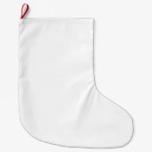 Solid White Universell Guest Weihnachten Strumpf Großer Weihnachtsstrumpf (Vorderseite)