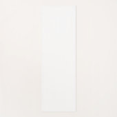Solid White Yogamatte (Vorderseite)