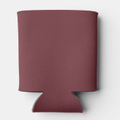 Solid Wine Red Color Tone Dosenkühler (Rückseite)