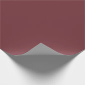 Solid Wine Red Color Tone Geschenkpapier (Ecke)