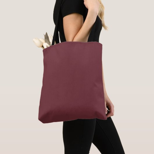 Solid Wine Red Color Tone Tasche (Von Nahem)