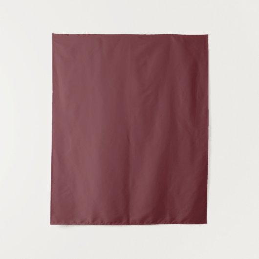 Solid Wine Red Color Tone Wandteppich (Vorderseite)