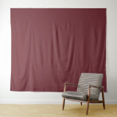 Solid Wine Red Color Tone Wandteppich (Beispiel (Horizontal))