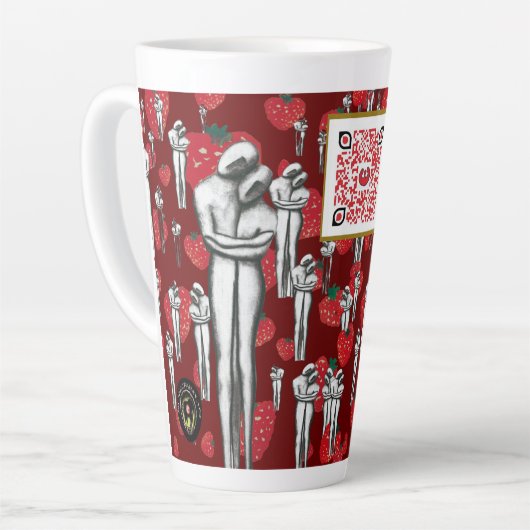 Solida coesione & Erdbeeren Latte Tasse (Linke Ecke)